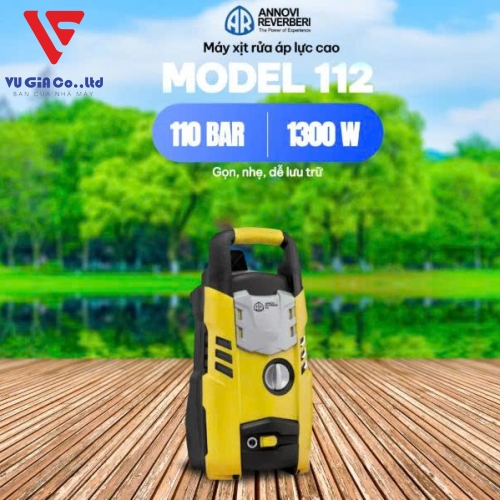 ANNOVI REVERBERI ITALY 112 SPECIAL WASHING MACHINE – FROM MOTOR – HIGH PRESSURE 110BAR, 1300W