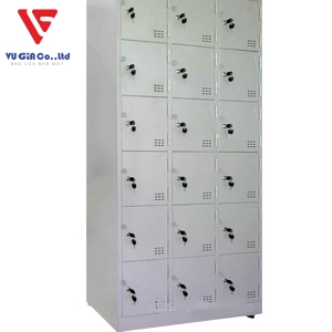 18-compartment employee locker