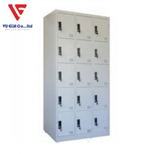 15-compartment employee locker