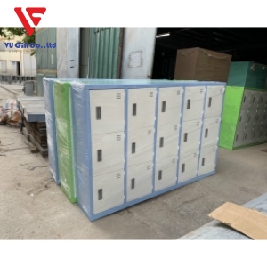 School locker iron cabinet 15 compartments