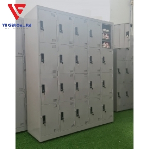 Shoe cabinet with 20 doors, 60 drawers, 5 compartments