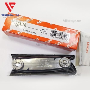 Mitutoyo 188-101 30-blade thread gauge (4-42TPI)