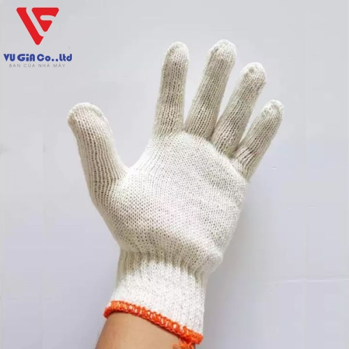 CREAM COLOR WOOL PROTECTIVE GLOVES