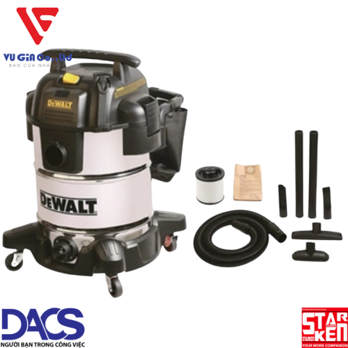 30L Dewalt DXV30S 3-function Industrial Vacuum Cleaner (3000W – 4HP)