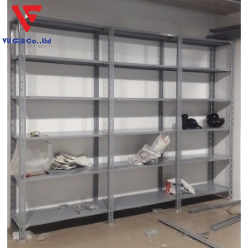 V-hole iron shelf with 18 trays and 8 pillars N3000