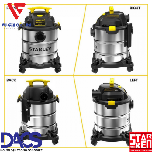 23L Stanley SL19417-6A 3-function Industrial Vacuum Cleaner (4000W – 5.5HP) 