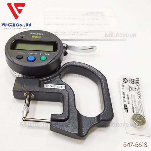 Mitutoyo 547-561S Electronic Thickness Gauge (0-10mm)