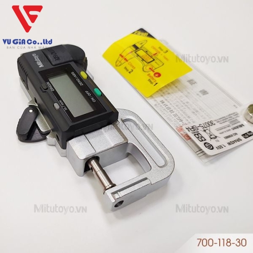 Mitutoyo electronic thickness gauge 700-118-30 (0-12mm)