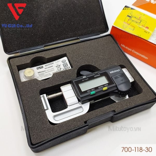 Mitutoyo electronic thickness gauge 700-118-30 (0-12mm)