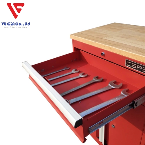 CSPS mechanical cooler table black/red 183cm