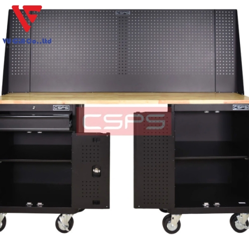 CSPS mechanical cooler table black/red 183cm