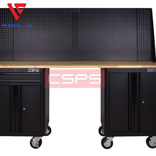 CSPS mechanical cooler table black/red 183cm