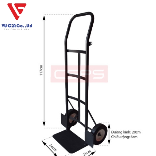CSPS 2-wheel trolley 117cm high