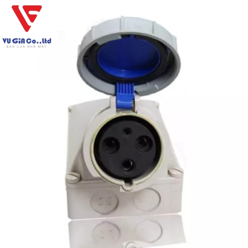 3-pin 63A watertight surface-mounted socket BEK-1332