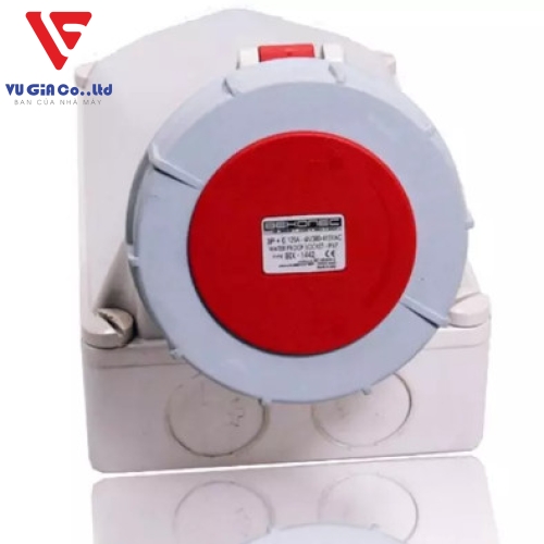 4-pin 63A watertight surface-mounted socket BEK-1342