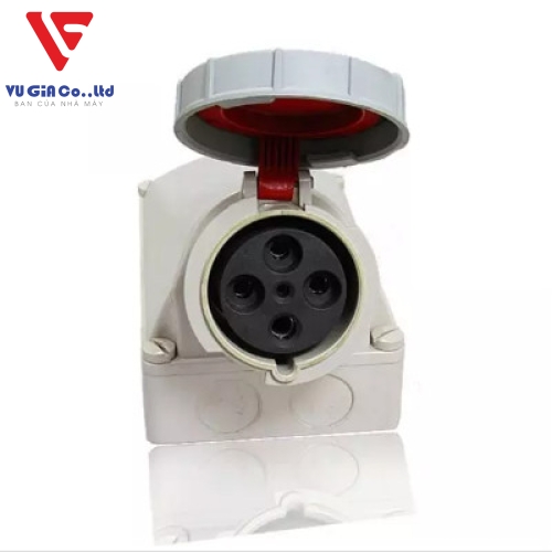 4-pin 63A watertight surface-mounted socket BEK-1342