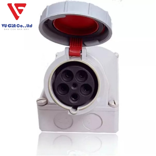 5-pin 125A watertight surface-mounted socket BEK-1452